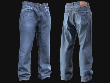 3D Classic Jeans Model for All MH Bodies & UE5 Skeletons - Rigged