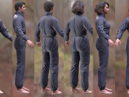 3D Jumpsuit Model 11 2