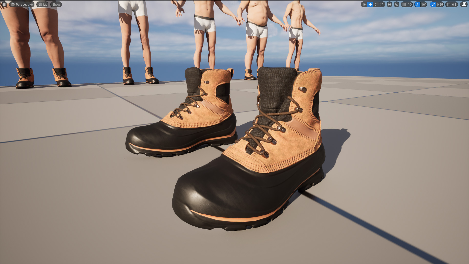 3d Boots Unreal Engine 6 2