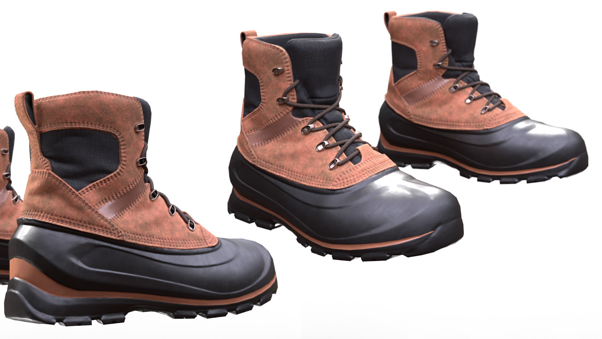 3d Boots model 1 2