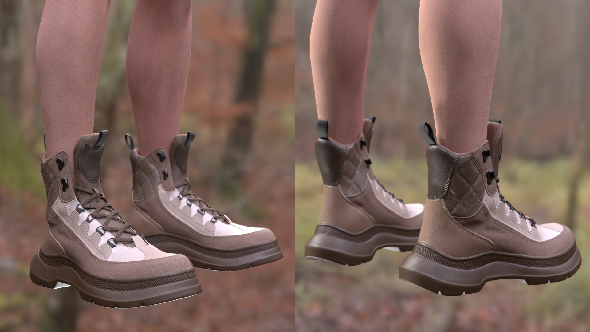 3d Boots model 2 2 1