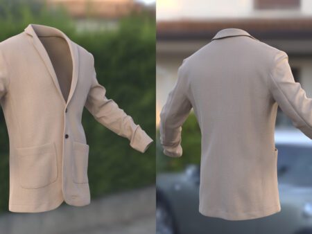 3d Cardigan model 4 1