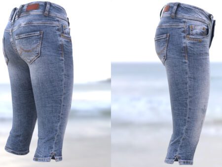 3d Denim Shorts model 103 3