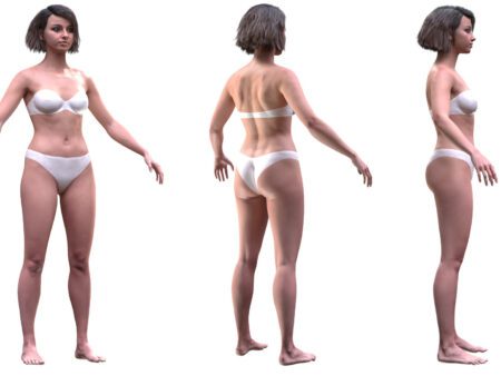 3d Female Body