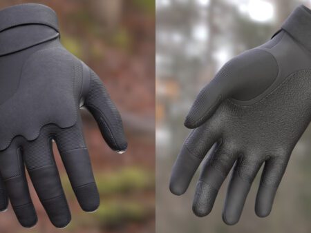 3d Gloves model 2