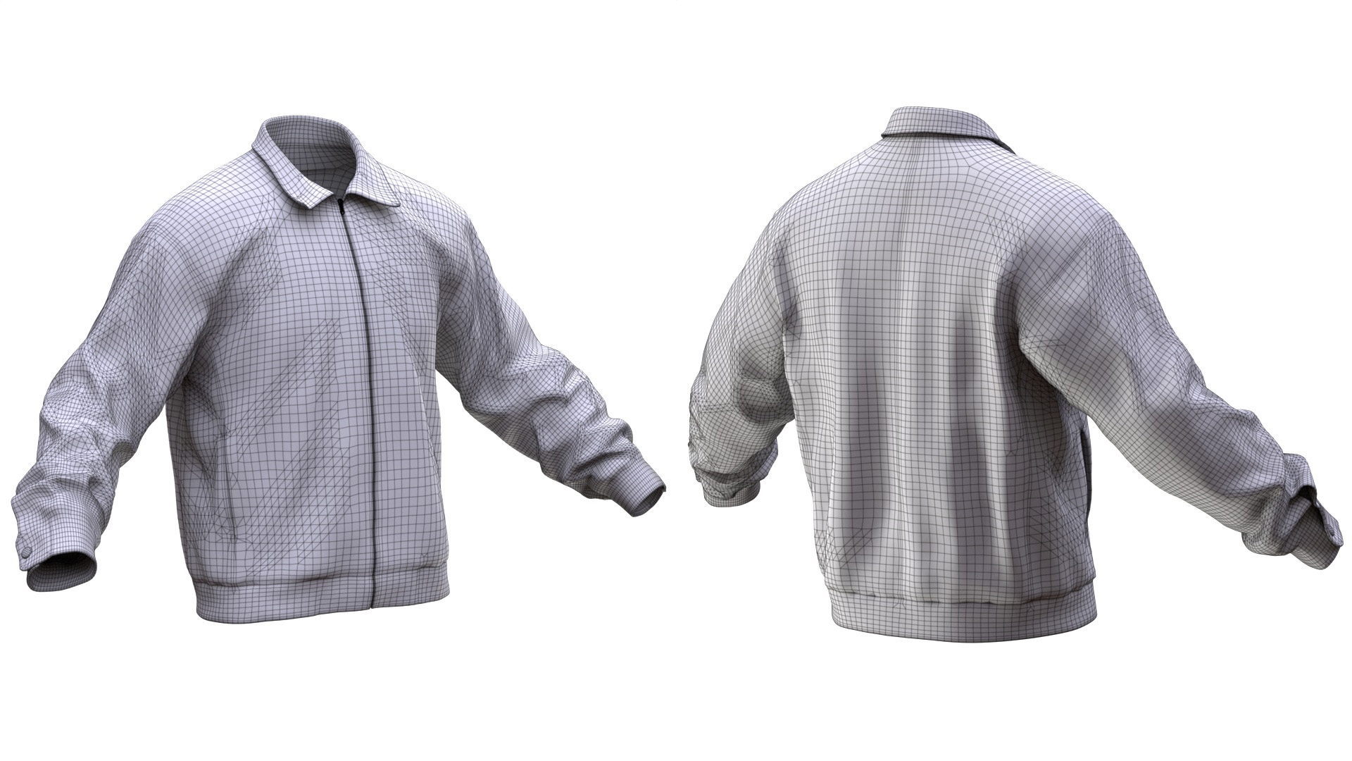 3d Jacket model Wire 4 1
