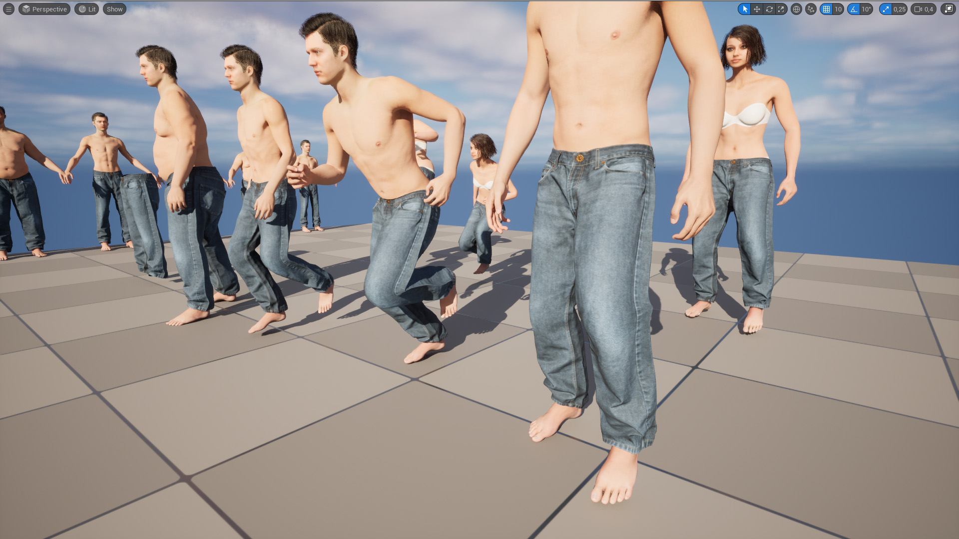 3d Jeans Unreal Engine 2 5