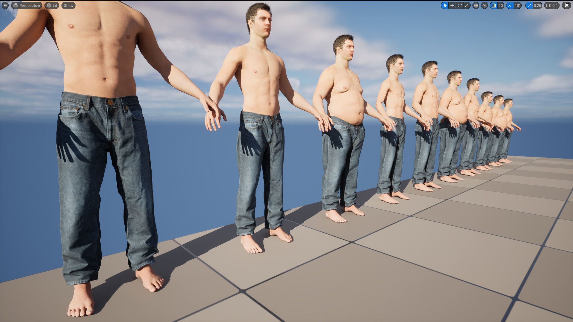 3d Jeans Unreal Engine 3 5