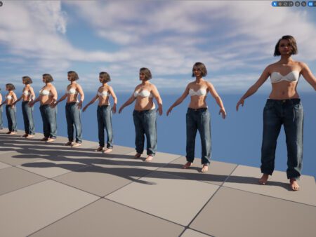 3d Jeans Unreal Engine 4 5