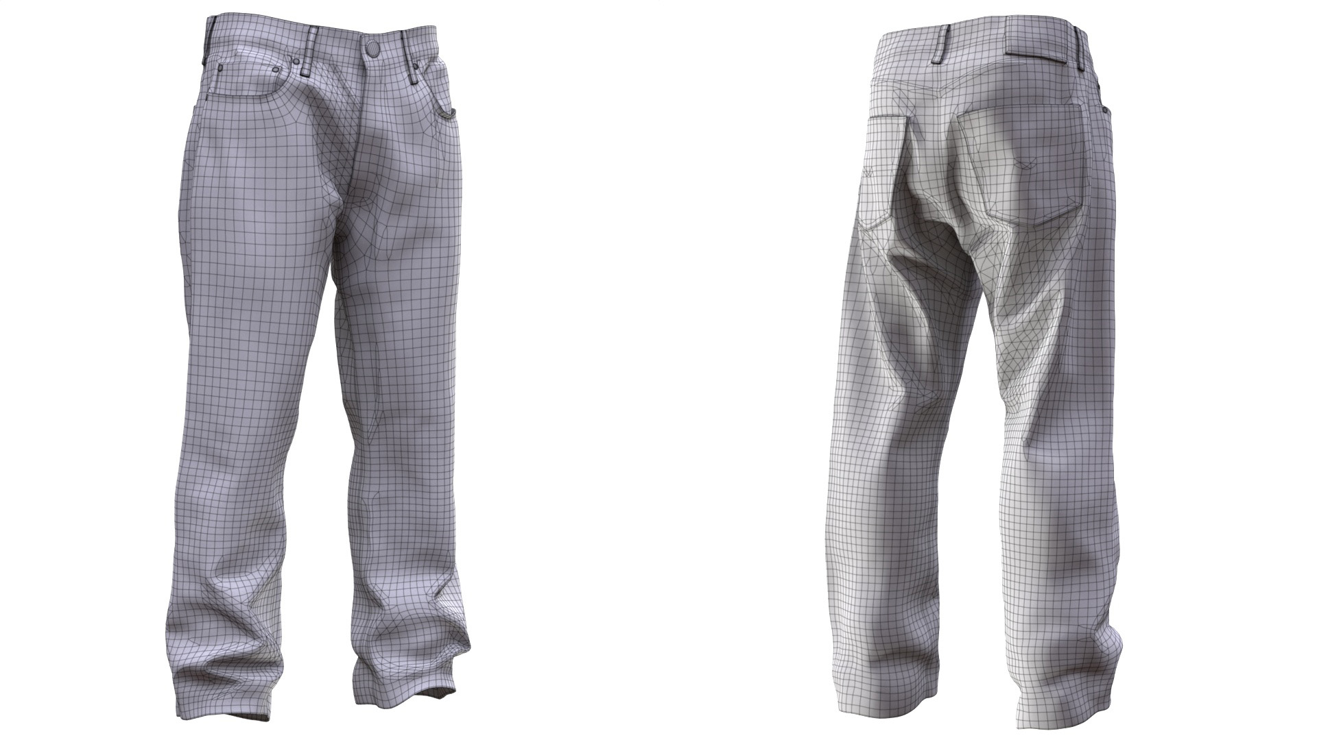 3d Jeans model Wire 11