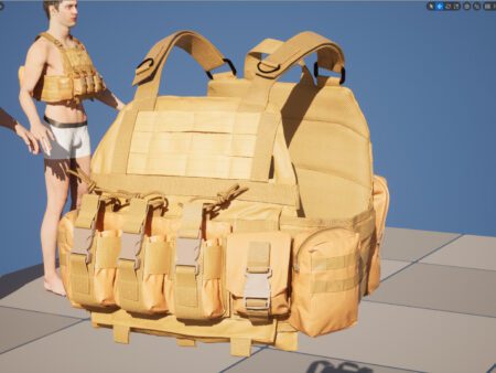 3d Plate Carrier Unreal Engine 6