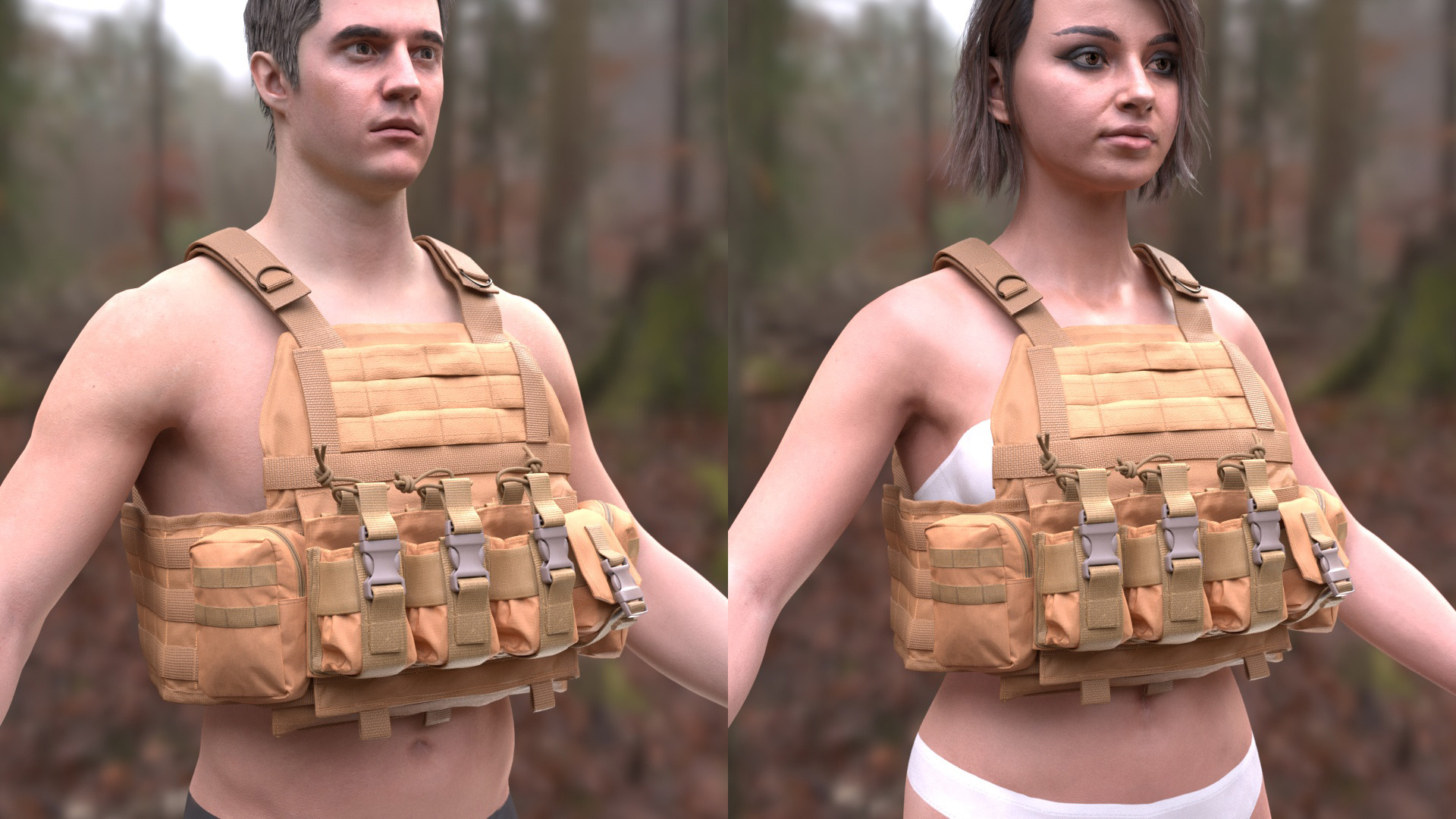 3d Plate Carrier model 3