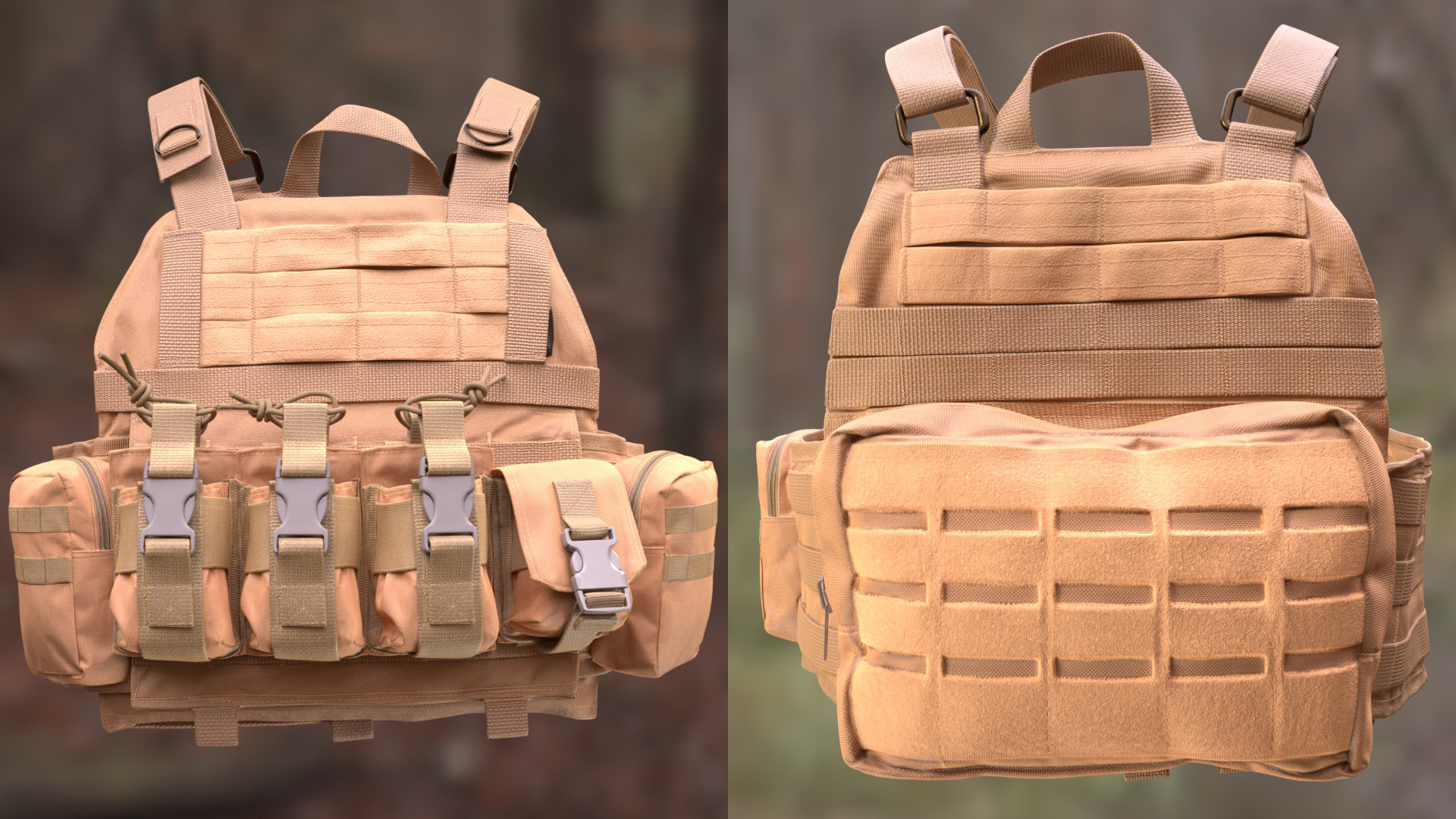 3d Plate Carrier model 5