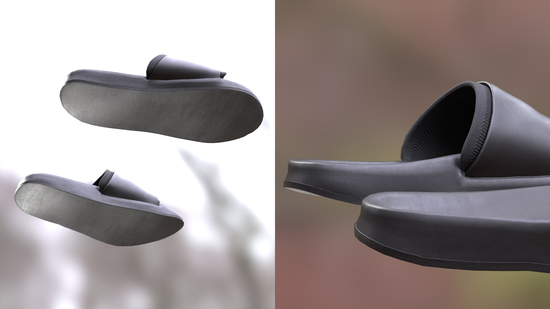 3d Slippers model 12