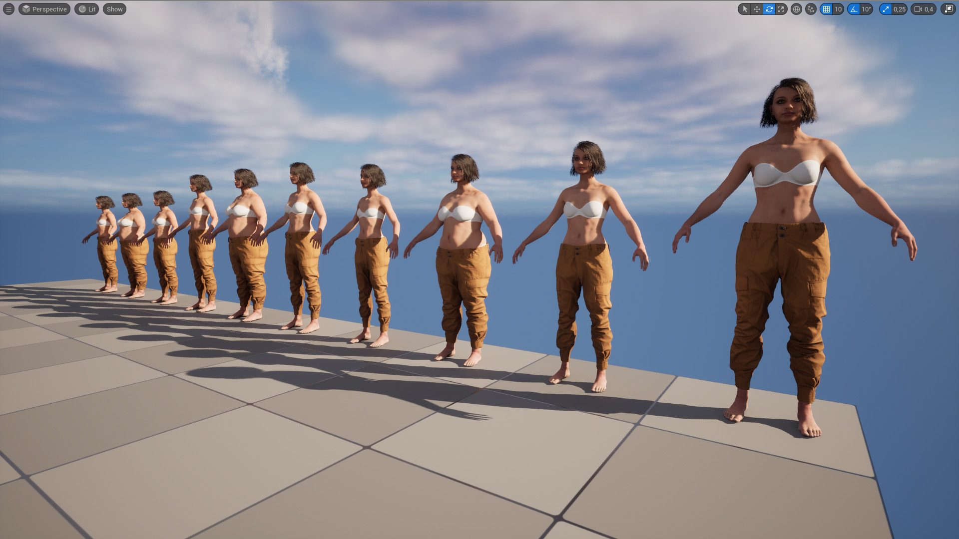 3d Tactical Pants Unreal Engine 4