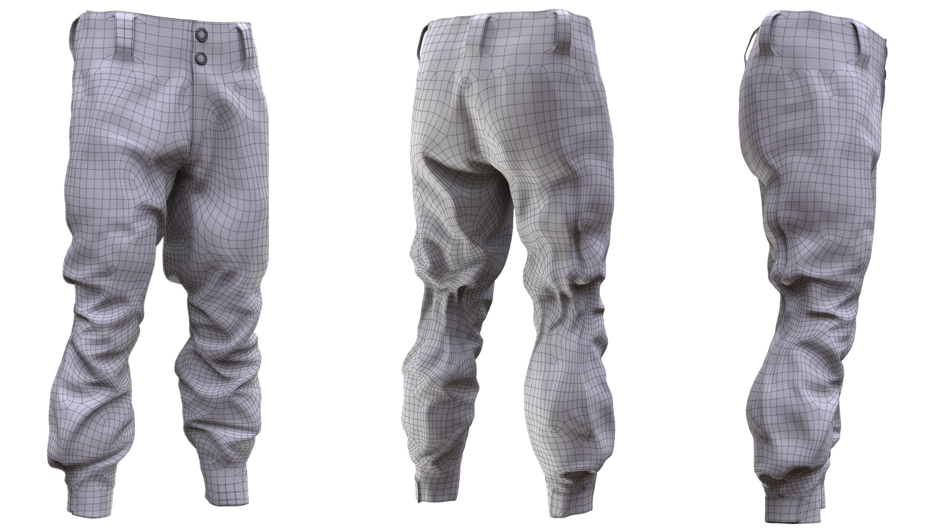3d Tactical Pants model Wire 24