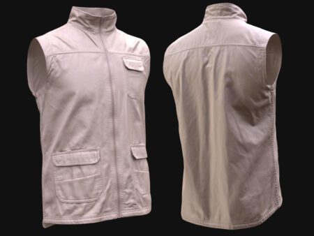 3D Safari Vest Model for All MH Bodies & UE5 Skeletons - Rigged
