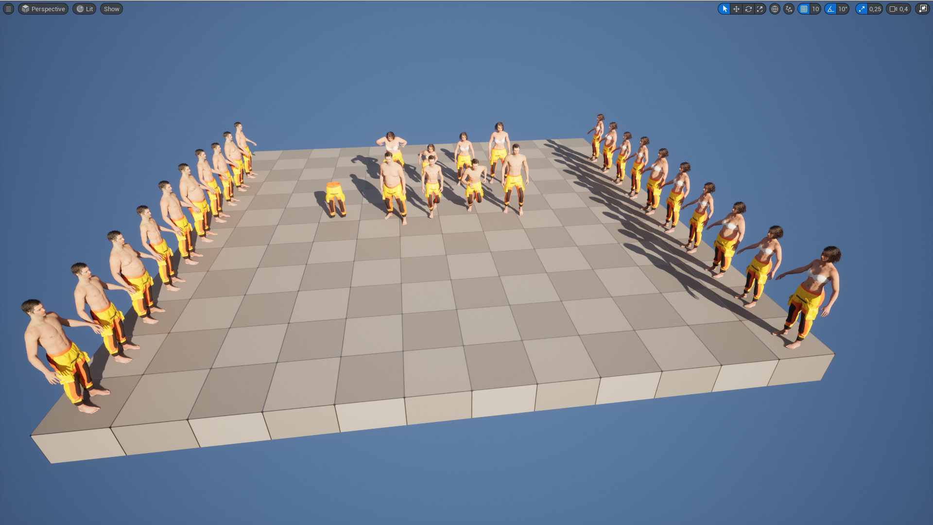 3d dry pants unreal engine 17