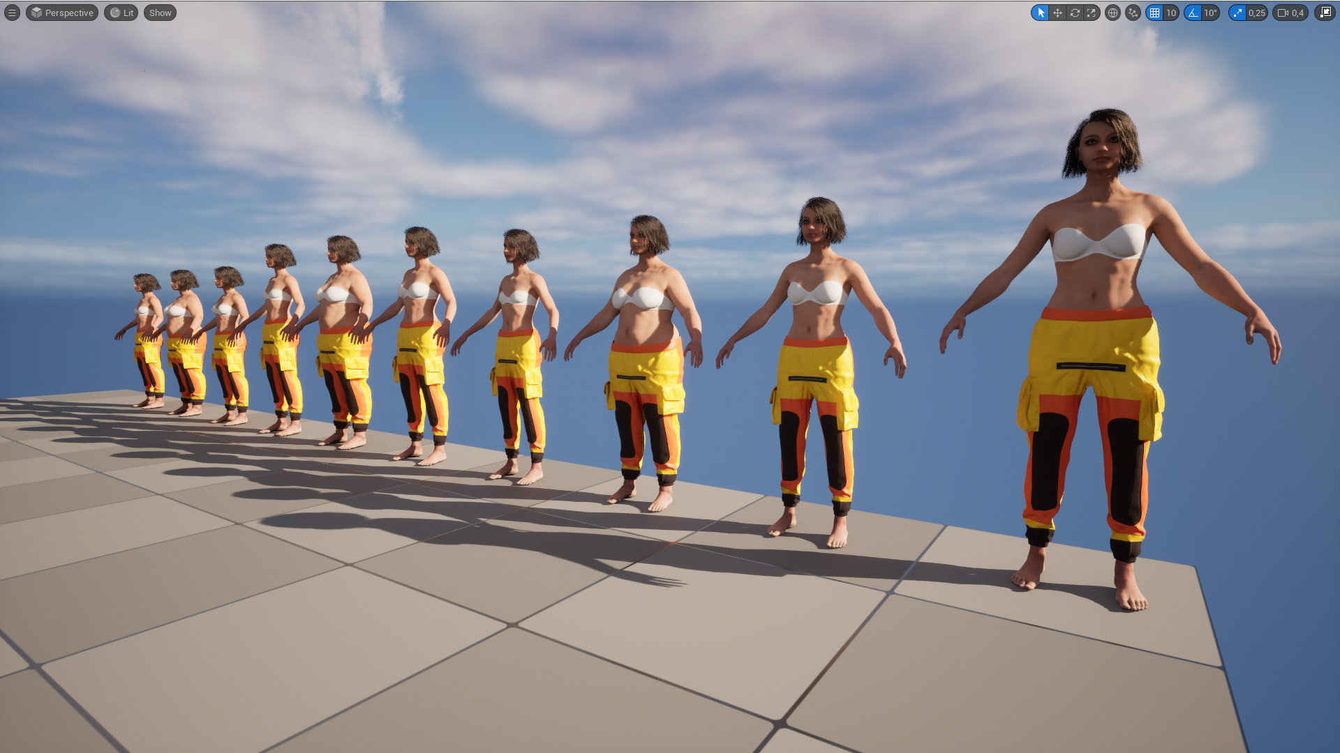 3d dry pants unreal engine 20