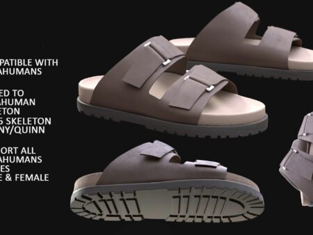 3d sandals model 16