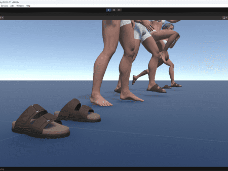 3d sandals unity 9