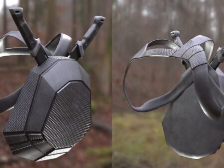 3d backpack machete model 5