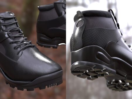3d boots model 8 2