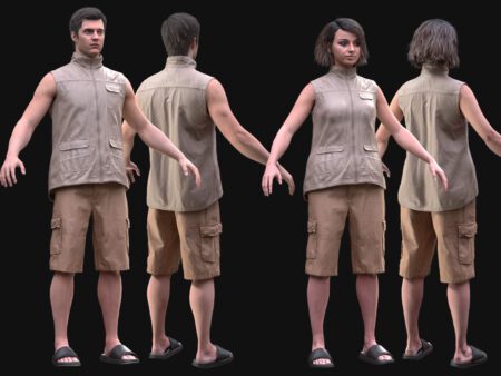 3D Casual Summer Outfit