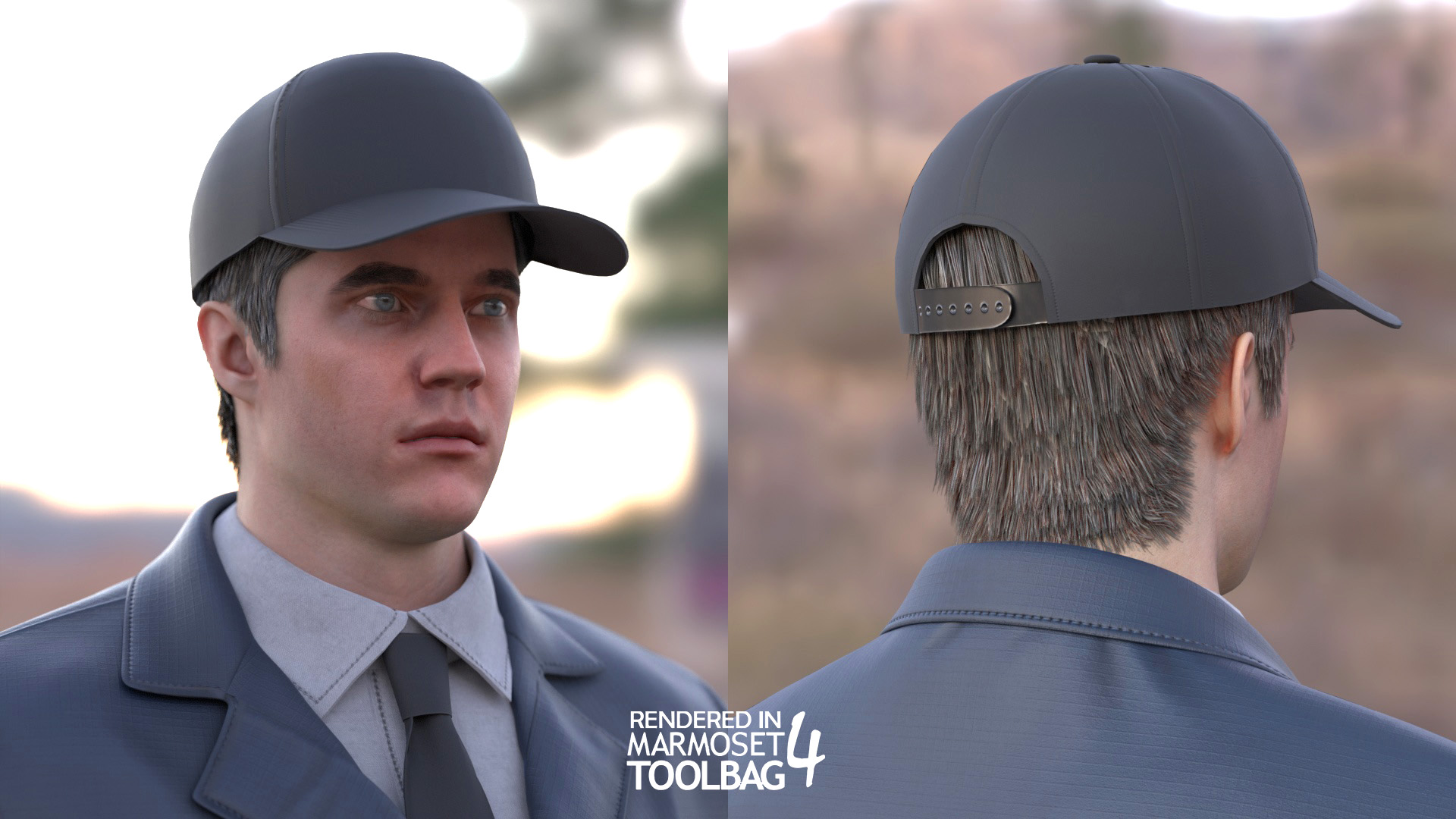 3d model agent suit rigged 11