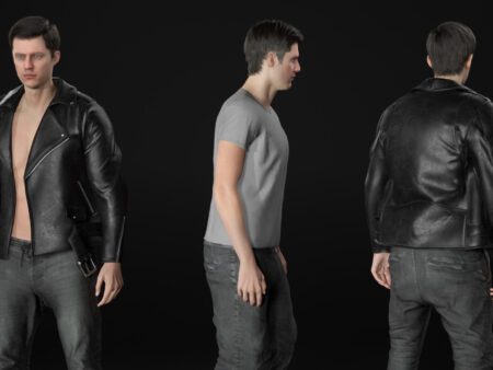 3d model casual outfit rigged unreal engine 13