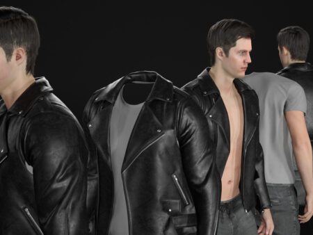 3d model casual outfit rigged unreal engine 15