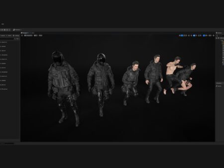 3d model military uniform rigged unreal engine 22